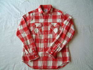 GOODENOUGH 12 BUFFALO FLANNEL SHIRTS 赤2(グッドイナフ)