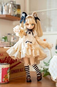 DOLK×Floral Garden×ふにゃほわ×MYOU DOLL】 Sandra 三毛猫Limited - Special Reissue　ふにゃほわ　サンドラ　MYOU DOLL