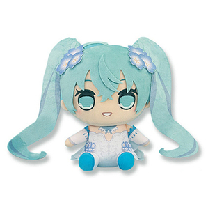 ZZ【初音ミク ネモフィラ衣装】初音ミク きゅるまる BIGぬいぐるみ 3 ③ 単品 座高約25cm タグ付 新品 PW