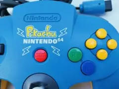 ☆ 限定版 N64 ピカチュウコントローラー（青/黄色）