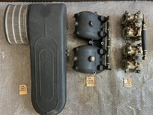 Alfa Romeo 1900 Super Sprint 1955 Genuine parts carburetor Manifold air cleaner アルファロメオ 3点セット 希少純正パーツ