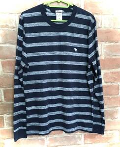 Abercrombie & Fitch ■ ロンT ；size M《USED》