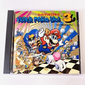 CD スーパーマリオブラザーズ3 SUPER MARIO BROS.3-G.S.M(FC)Nintendo 1 ステッカー付　ゲーム 任天堂 貴重盤　