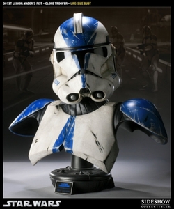 【玩具模型】SIDESHOW CLONE TROOPER 501ST LEGION LIFE SIZE BUST STAR WARS スターウォーズクローントルーパー第501軍団 1:1スケール T20