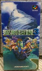 スーパーファミコン　聖剣伝説3　外箱　空箱　箱のみ