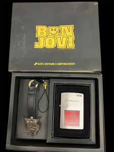 BON JOVI ZIPPO キーホルダー セット 北電子 ぱちんこ