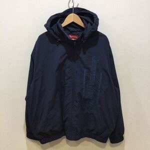 Supreme シュプリーム 20aw SIDE LOGO TRACK JACKET サイドロゴ トラックジャケット ネイビー Lサイズ 694393 