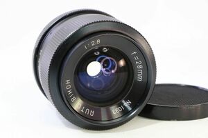 【同梱歓迎】実用■レア玉■AUTO BIKOH 28mm F2.8 M42■10925