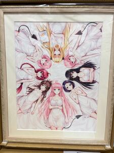 【未開封】ToLOVEる　ToLOVEる展　キャラファイングラフ　モモ　ララ　 ナナ　額装品 描き下ろし複製原画　グッズ