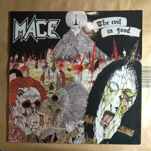 Mace「the evil in good」仏オリジナルLPレコード 1987年 ★★thrash death black speed heavy metal rock