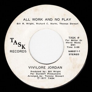 Vivilore Jordan / ALL Work And No Play ♪ Put My Loving On You (Task)