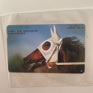 サクラスターオー　テレホンカード 競馬　JRA 菊花賞　皐月賞