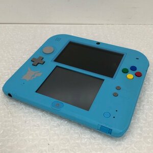 任天堂 Nintendo ニンテンドー2DS ポケモンサンムーン ライトブルー 本体のみ FTR-001 241018SK450621