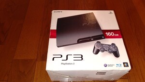 ★PlayStation3 160GB チャコールブラック(PS3本体・CECH-3000A) used品ソフト付き★