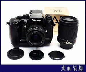 65)質屋☆Nikon F4S MB-21バッテリーパック ファインダーDP-20/AF NIKKOR 35-70mm F3.3-4.5/AF-S DX 55-200 F4-5.6 G ED VR 中古☆1円～