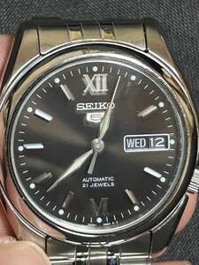 セイコー5 SEIKO オートマチック 21石 裏スケルトン