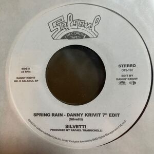 7 Mr.K Danny Krivit Salsoul EP / Silvetti - Spring Rain / Instant Funk / Bunny Sigler / Body & Soul MURO レア