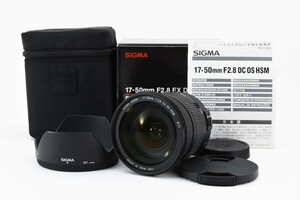 Sigma EX DC 17-50mm F/2.8 HSM Sony ソニーAマウント用 交換レンズ 元箱付き
