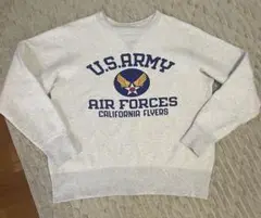 バズリクソン　前Vスウェット　US ARMY AIR FORCE