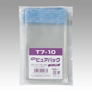 メール便発送 シモジマ Nピュアパック T7-10 100枚 006798306 00071779