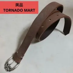 美品 TORNADO MART トルネードマート レザーベルト オシャレバックル