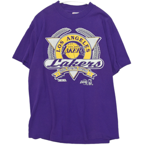 90s ビンテージ NBA ロサンゼルス・レイカーズ オフィシャル Tシャツ USA製 size.L trench 