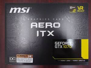 ■ MSI GTX 1070 AERO ITX 8G OC ■