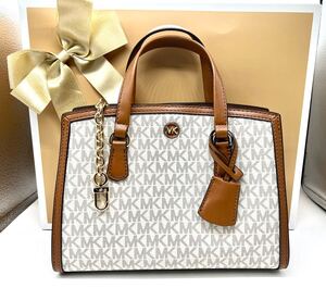 【極美品】MICHAEL KORS ショルダーバッグ 32R3G7CCOB 149 VANILLA/ACRN