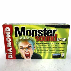 未使用　Diamond Multimedia Monster Sound MX300 Aureal Vortex2 A3D PCI サウンドカード 取扱説明書 箱 ディスク CD