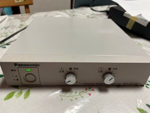 PANASONIC　WX-LR100/A　赤外線ワイヤレス受信機(1ch・2ch用)　ACアダプター欠