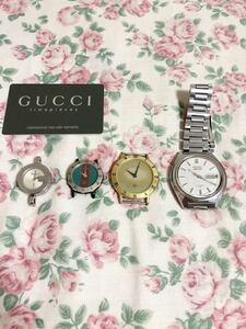 GUCCI グッチ107 9000L 3000M SEIKOセイコーACTUS アクタス　まとめ売り　1円　スタート