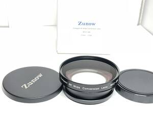 希少品 Zunow WCZ-280 4K対応 0.83倍 ワイドコンバージョンレンズ 