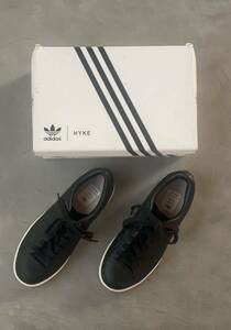 【希少】HYKE×adidas ハイク アディダス HAILLET AOH001 ハイレット S82622 レザースニーカー STAN SMITH スタンスミス BLK ブラック 23cm