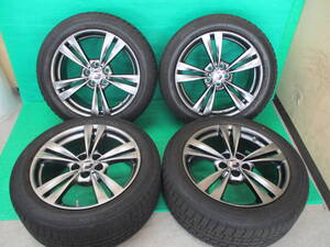 ☆DUNLOP WINTER MAXX 245/50R19 ランフラット 2020年製 美品☆Lehrmeister L-F LOUNGE 19×8.5J+25 5H-120☆埼玉県発 レクサス LS500 など