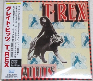 ◇ T.レックス T.REX グレイト・ヒッツ Great Hits 初回限定 オリジナル仕様 紙ジャケ 帯付き カレンダー付き 日本盤 TECI 24042 新品 ◇