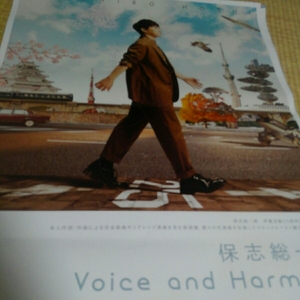 保志総一郎　voice and harmony ポスター