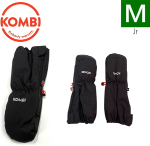 ○22-23 ジュニア[M(Age4-5)サイズ]23 KOMBI EASY PEASY CHILDREN MITT カラー:BLACK M(Age4-5)サイズ コンビ スキー スノーボード