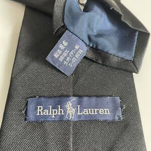 RALPH LAUREN（ ラルフローレン) 黒馬術競技ネクタイ