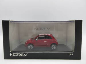 1/43　ノレブ　フィアット 500 チンクエチェント　スポーツ　FIAT 500SPORT　ミニカー　レッド　