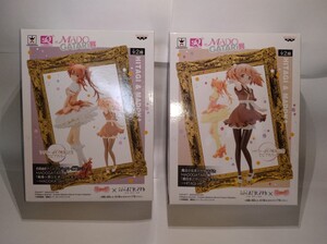 MADOGATARI展 鹿目まどか 戦場ヶ原ひたぎ 衣装入替え２体セット セピア 送料無料(特定記録定形外) 箱痛み、まどか箱開封、ひたぎ箱未開封