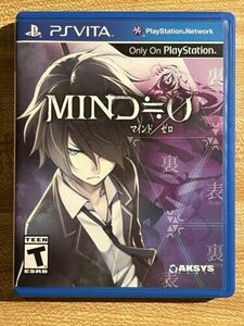 Mind Zero (Sony PlayStation Vita, 2014) 海外 即決