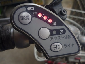 30日保証／中古品／Panasonic 電動アシスト自転車 Casual ViVi BE-EPCD03R用 手元スイッチ（管6061903）