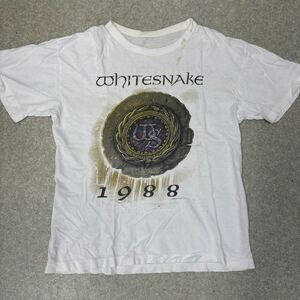 used WHITESNAKE ホワイトスネイク　JAPAN TOUR 1988 Tシャツ サイズ不明　