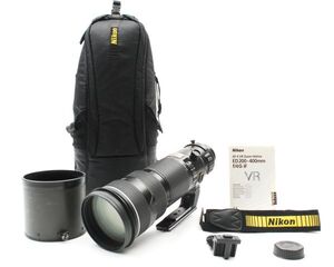 ●付属品多数● Nikon ニコン AF-S Nikkor 200-400mm F4G ED VR 超望遠ズームレンズ