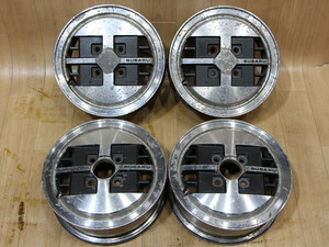 B458 旧車 SUBARU 希少 ドミンゴ スバル 純正 12X4J +44.5 4穴 PCD100 12インチ JDM USDM 中古品 手渡し可能です 山梨県