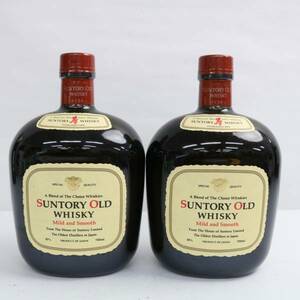 【2本セット】SUNTORY（サントリー）オールド マイルド&スムース 40% 700ml X24F170203