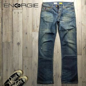 ☆ENERGIE エナジー☆USED加工 ストレート デニム パンツ W31 S584