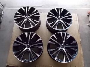 ☆　社外　Ｗｅｄｓ　ＬＥＯＮＩＳ　１８インチ　1８Ｘ８.０Ｊ　５穴　ＰＣＤ１１４.３　アルミホイール４本セット　中古 　☆　(4704)