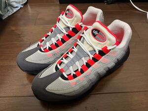 早い者勝ち！ 程度上 NIKE ナイキ AIR MAX 95 SOLAR RED エアマックス95 ソーラーレッド 26.5cm AT2865-100