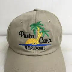 【US買付】キャップ　6パネルキャップ　Punta Cana アースカラー　肌色